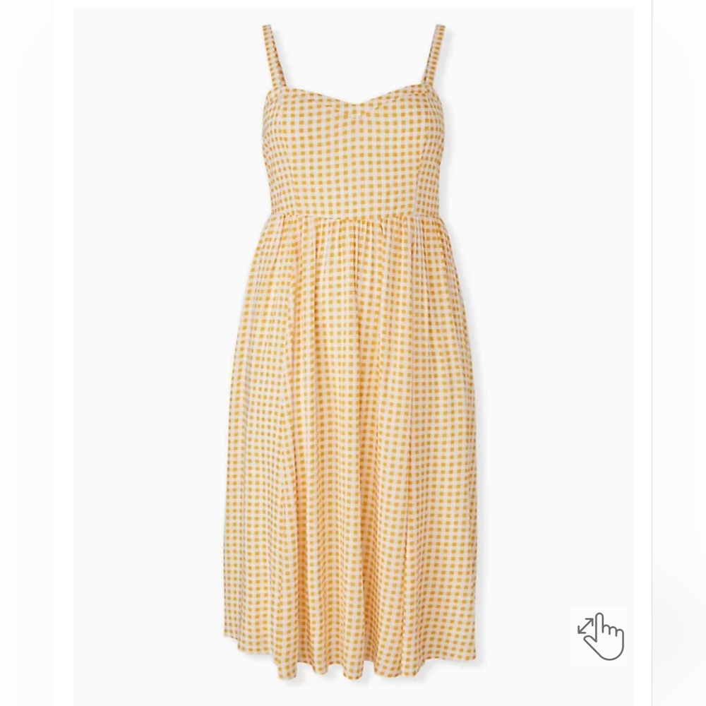 Midi Challis Skater Dress